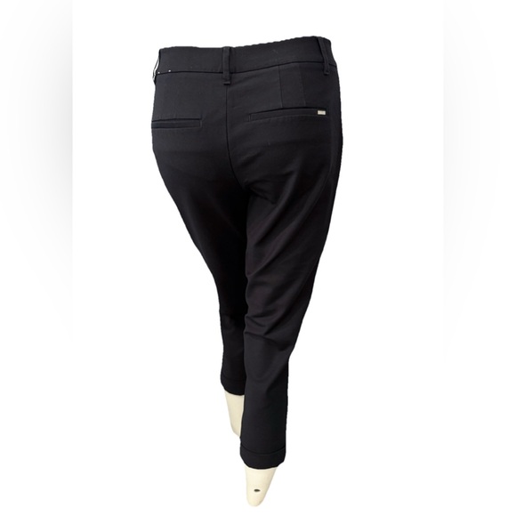 White House Black Market The Slim Crop Pants Black Size 2 Stretch Workwear - Picture 3 of 13